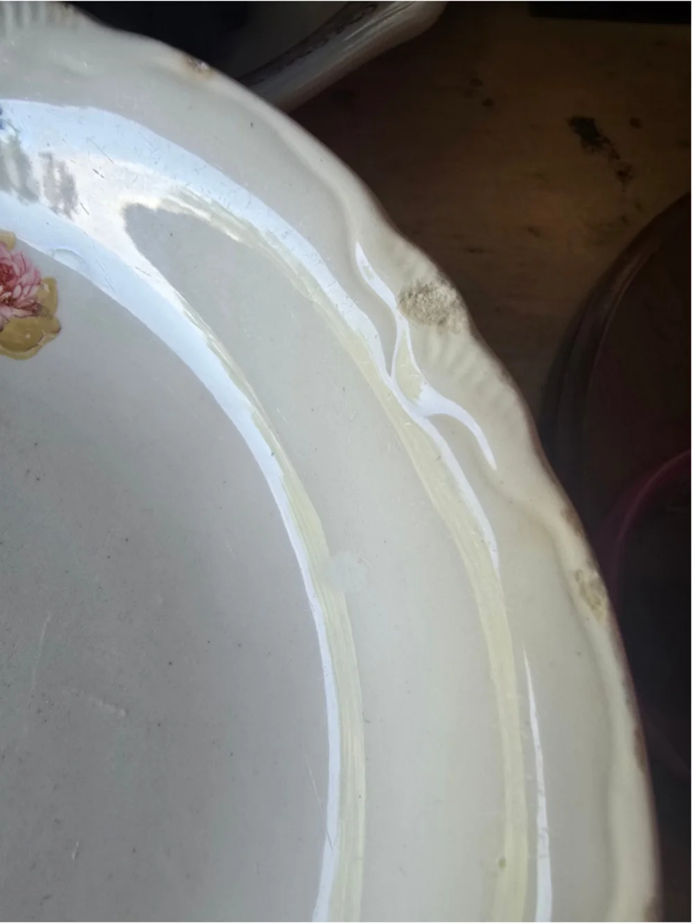 Vintage Floral Dinnerware Bowl Set of 4 One Size White Pink Cottagecore Coquette